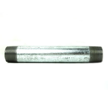 Thrifco Plumbing 3/4 Inch x 6 Inch Galvanized Steel Nipple 5220035